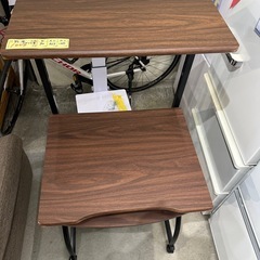 【パソコンデスク】クリーニング済【管理番号10503】金の画像