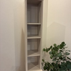 スリム　棚　幅19.5センチ　ホワイトの画像
