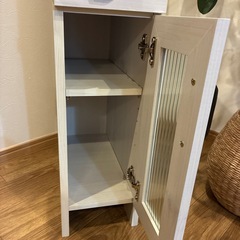 スリム　棚　幅19.5センチ　ホワイトの画像