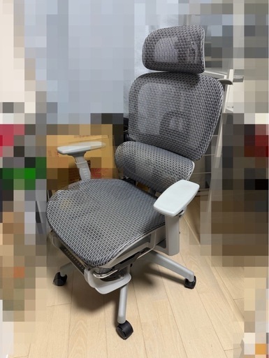 美品 オフィスチェア メッシュ リクライニング ハイバック 定価3.5万