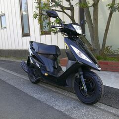 SYM GT125 実働中古美車　タイヤ前後新品　バッテリー新品　オイル交換込み　ナンバー登録書類無料の画像