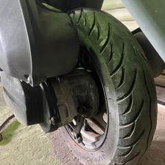 【New】実働 BT新品 スズキ CA1PA レッツ2 2スト原付 スクーター シルバーの画像