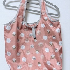 猫柄エコバッグ　中古の画像
