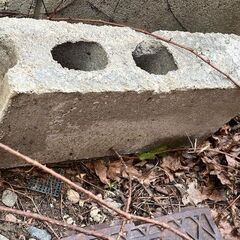 解体前　コンクリートブロック｜花壇・DIY・土留めに・家庭菜園・薪棚ベースにもの画像