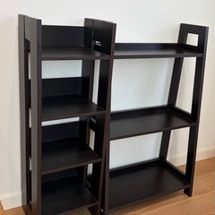 シェルフ2つ(本棚、収納) 【バラ売可】の画像