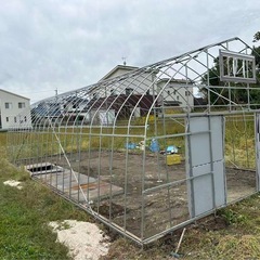 パイプビニールハウス　解体済みの画像
