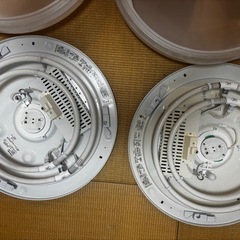 【TOSHIBA】シーリングライト2個セット　東芝 蛍光灯器具 FVH86862 シーリングライト 点灯確認済 2008年製 ホワイト Slimランプ 蛍光シーリング 室内照明 の画像