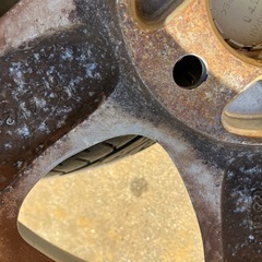 千葉　バリ山　R2純正　14インチ　4.5J+45 155/65R14の画像