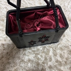 和装用バック　竹籠　　巾着　浴衣　の画像