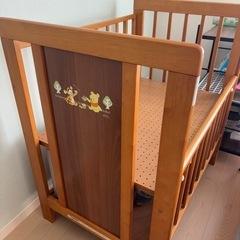 KATOJI ベビーベッド（プーさんデザイン）