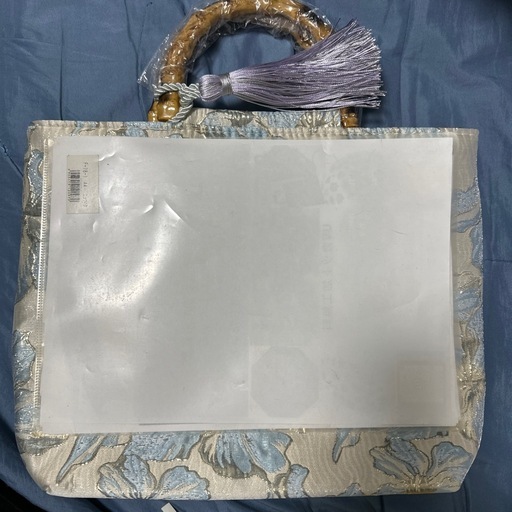 ハンドルトートバッグ  花柄　新品