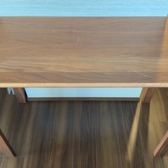 かねたや家具購入品【無垢材ウォールナット テーブル】の画像