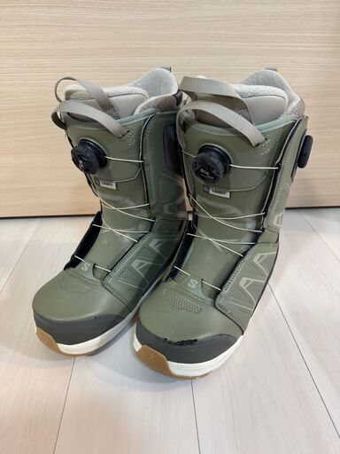サロモン/SALOMON スノーボードブーツ LAUNCH BOA SJ BOA 28cm Lichen Green 24-25モデル