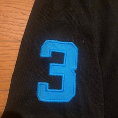 POLO ビッグポニーポロシャツ青の画像