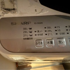 SHARP 6.0kg 全自動洗濯機の画像