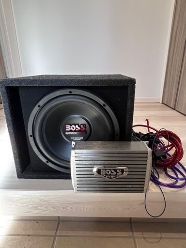 BOSS  ウーハーアンプボックスセット(配線有り)