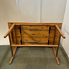 店舗用や作業台にも最適！！パイン材160ダイニングテーブルの画像