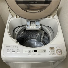 洗濯機　7kg  SHARPの画像