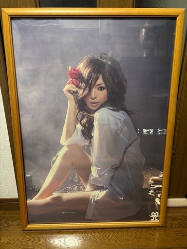 浜崎あゆみポスター‼️非売品‼️激レア‼️木製フレーム付き (y-t333