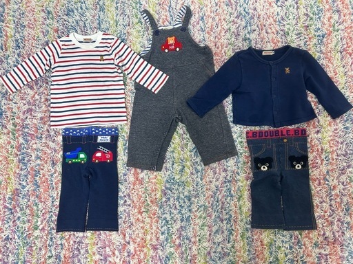 ミキハウスベビー服80〜90まとめ売り