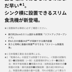 Panasonic 食器洗い乾燥機　　NP-TSK1–Hの画像