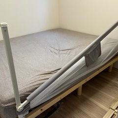 ベビーアリー　ベッドガード　ベッドフェンス　2台  バラでも対応しますの画像