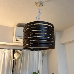 ニトリ ランプシェード ペンダントライト 木製シェード シーリングライトの画像