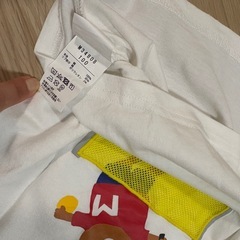 mou jon jon クマテニスTシャツ 100cmの画像