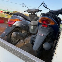 2台まとめスズキレッツ5とアドレスv50の画像