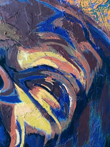 Jazz ミュージシャン　絵画　B1パネル　木枠付き