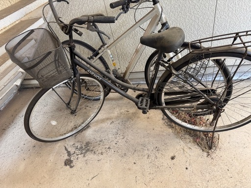 自転車　ママチャリ　チャリ　通学用　通勤用　
