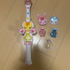 プリンセスソフィアぬいぐるみ&ヒーリングッドプリキュア変身ステッキ　セットの画像