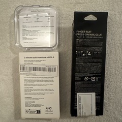 【新品】ネイルチップ3点セット プレスオンネイル 付けの画像