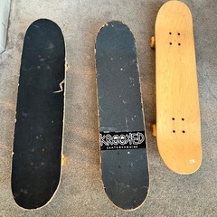【豪華3台セット】人気ブランドKROOKED込・スケボーまとめ売り（即使用可）の画像