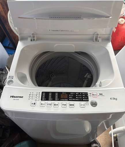 2024年　ハイセンス洗濯機