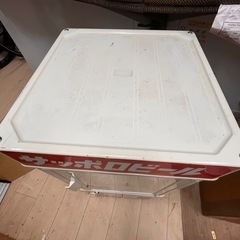 レトロ サンヨー 冷蔵ショーケースSMR-56 2段冷蔵庫　動作確認済みの画像