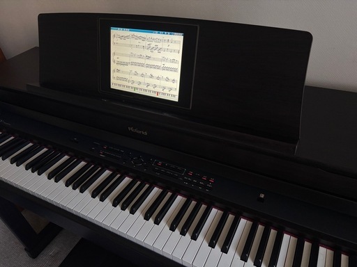 【美品・使用2年】Roland HPi-7F ブラウン 直接引取限定 椅子付