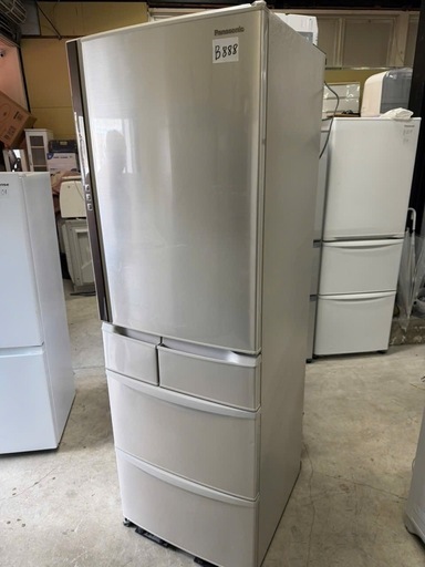 NO B888?福岡市内配送設置無料✨?NR-E414V-N 冷蔵庫 Vタイプ シャンパン [5ドア /右開きタイプ /406L]  