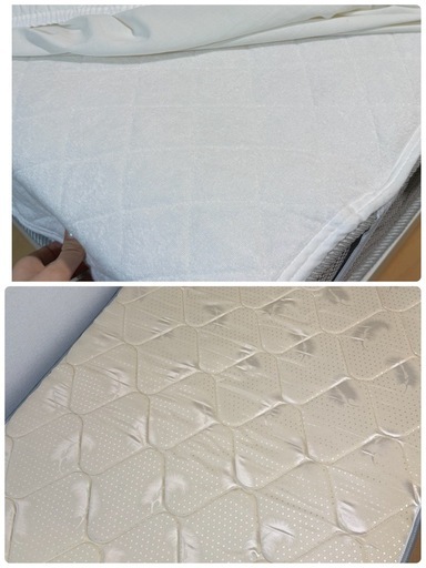 再販美品?️セミダブルベット、マットレス付