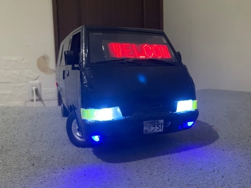 軽バンラジコン1/10スケール2WD