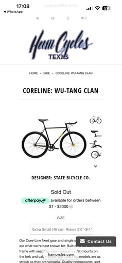 State Bicycle Co × Wu-Tang Clan Limited Edition Bike 