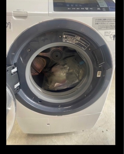 NO B507?福岡市内配送設置無料✨?BD-SG100BL-W ドラム式洗濯乾燥機 ビッグドラム ホワイト [洗濯10.0kg /乾