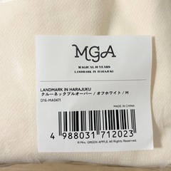 Mrs. GREEN APPLE クルーネックプルオーバー オフホワイト　Mの画像