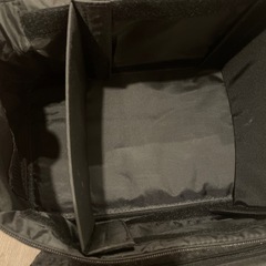 ブラック化粧バッグ✖️3 仕切り付きの画像