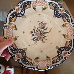 ① アンティーク飾り皿の画像