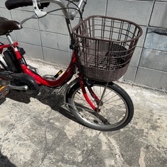 YAMAHA ヤマハ　 PAS SION 伸縮カゴ付き　 電動アシスト自転車　20インチ　小型電動自転車の画像