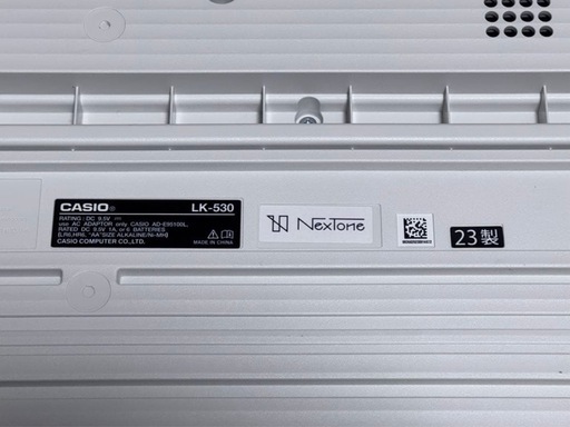 《良品》CASIO カシオ 光ナビゲーションキーボード LK-530 2023年製 ワイヤレスMIDI & AUDIO アダプター付き
