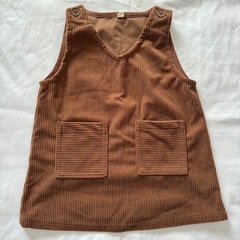 ベビー　ジャンパースカート、サロペットスカート　２枚セットの画像