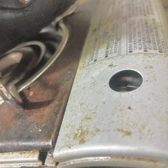 カセットコンロ　ガス缶付きの画像