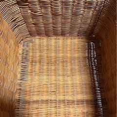 籐カゴ収納ケースの画像